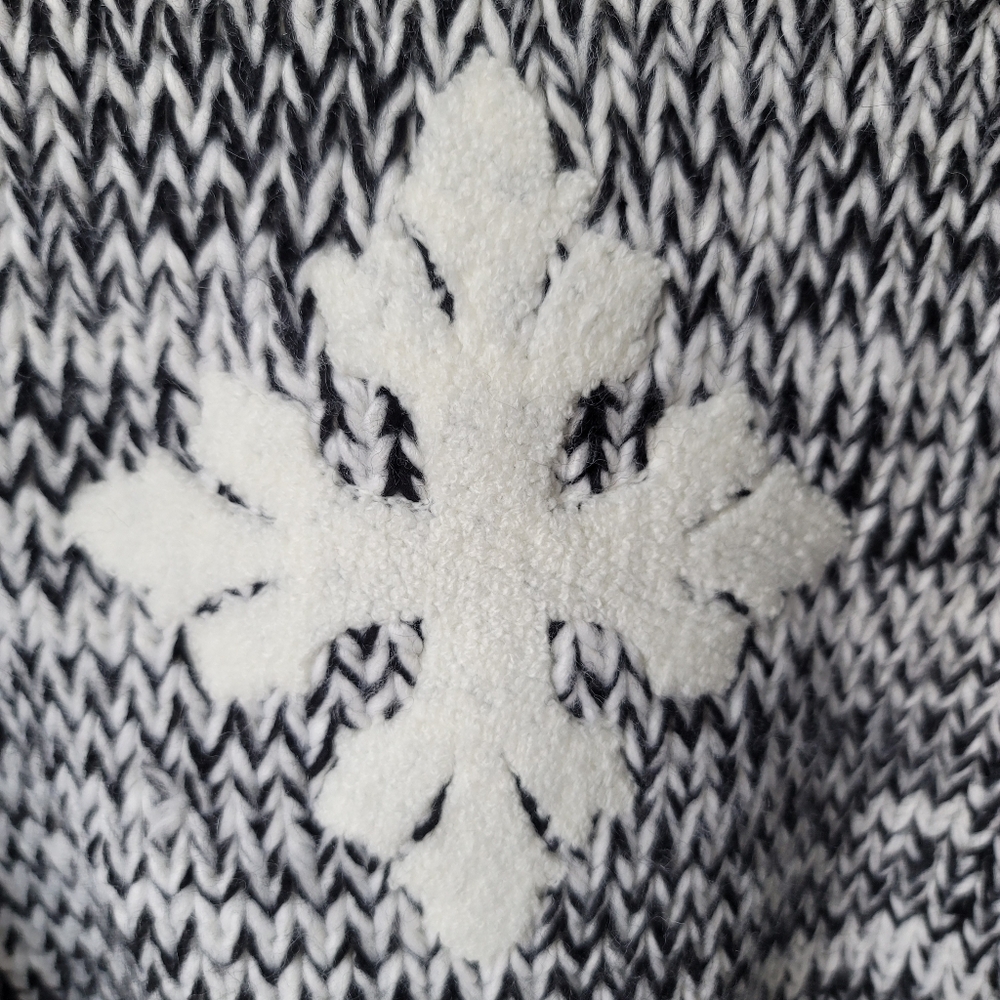 SMFK Tequila Cross Agave Knit Cropped Hoodie Size Small Color Black/White - Picture 4 of 11